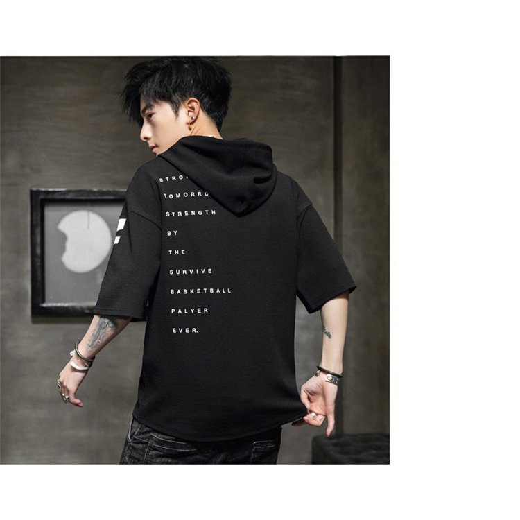 パーカー メンズ 半袖 プリント カジュアル フェイクレイヤード Tシャツ 半袖パーカー 英字 お兄系 アパレル 株式会社 Ouka Car Leasing 問屋 仕入れ 卸 卸売の専門 仕入れならnetsea