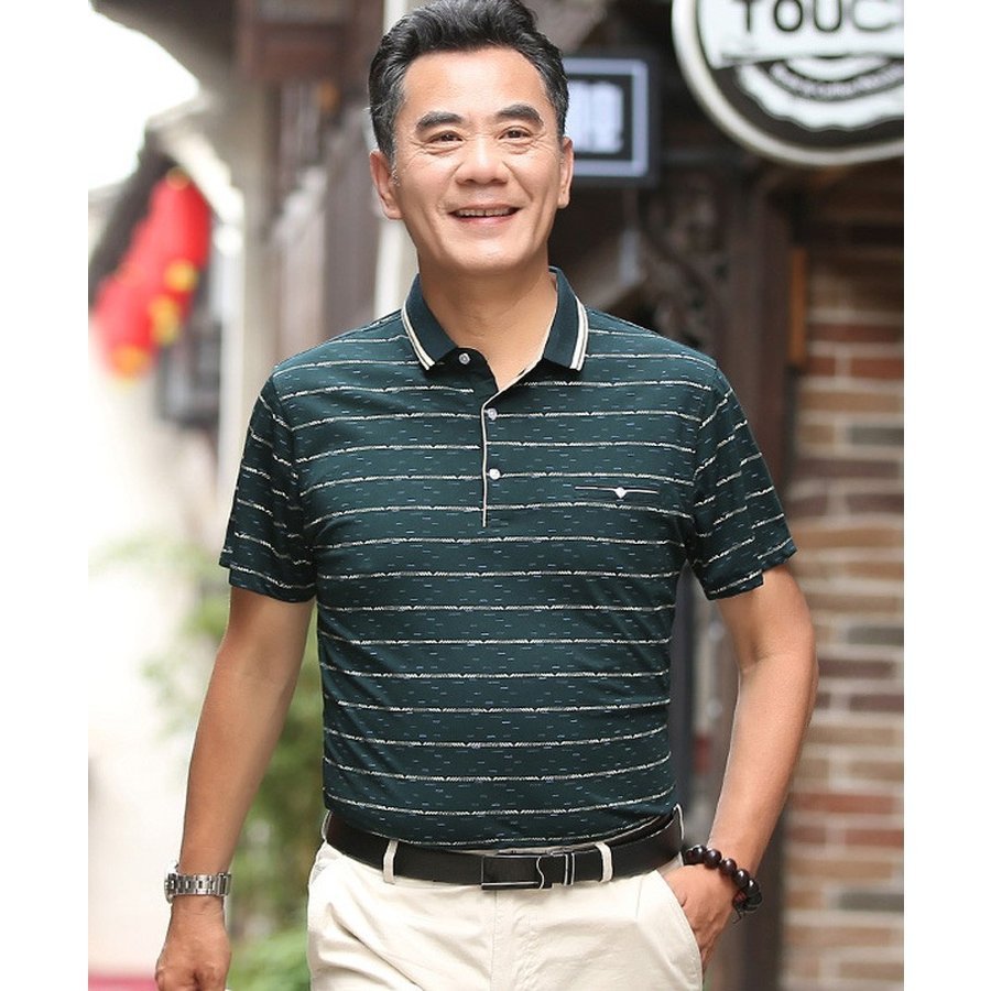 ポロシャツ メンズ トップス 大きいサイズ 半袖 ストライプ 総柄 ゴルフウェア おしゃれ スポーツ アパレル 株式会社 Ouka Car Leasing 問屋 仕入れ 卸 卸売の専門 仕入れならnetsea