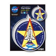 NASAステッカー ロゴ エンブレム 宇宙 スペースシャトル NASA023 グッズ
