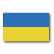SK257 国旗ステッカー ウクライナ UKRAINE 100円国旗 旅行 スーツケース 車 PC スマホ