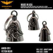 ガーディアンベル　ラッキーベル　バイカー　キーホルダー　お守り　GUADIAN BELL USA