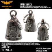 ガーディアンベル　ラッキーベル　バイカー　キーホルダー　お守り　GUADIAN BELL USA