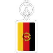 【選べるカラー】KSK377 東ドイツ EAST GERMANY 国旗キーホルダー 旅行 スーツケース