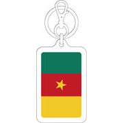 【選べるカラー】KSK436 カメルーン CAMEROON 国旗キーホルダー 旅行 スーツケース