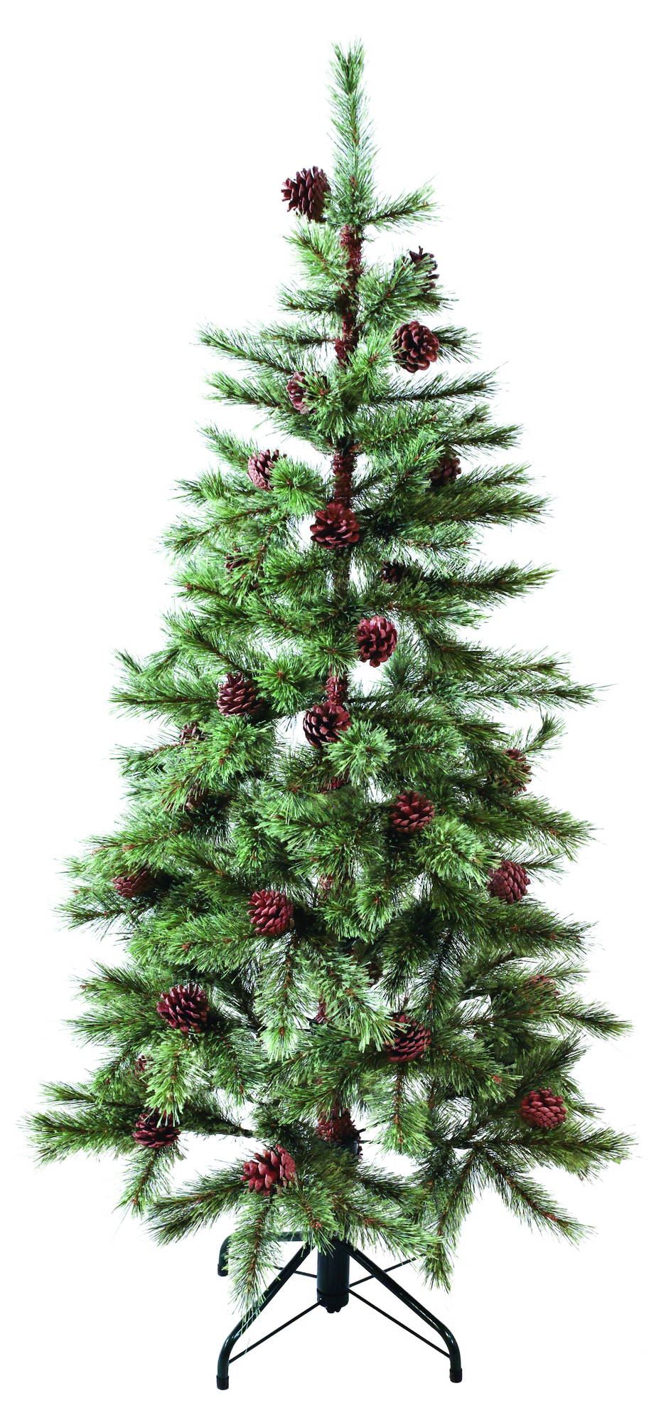 【クリスマス】ＰＶＣツリ－・リ－ス 150cmパインコーンツリー