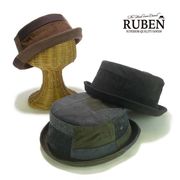 Rubenパッチワークポークパイハット　ヤング帽子