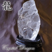 【一点物】 天然石 水晶 クリスタル 彫り物 龍 ドラゴン パワーストーン 開運 運気 総合運 健康