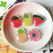 韓国風 果物形 花 ハンドメイド  デコパーツ アクセサリーパーツ ピアス スマホケース DIY  シンプル