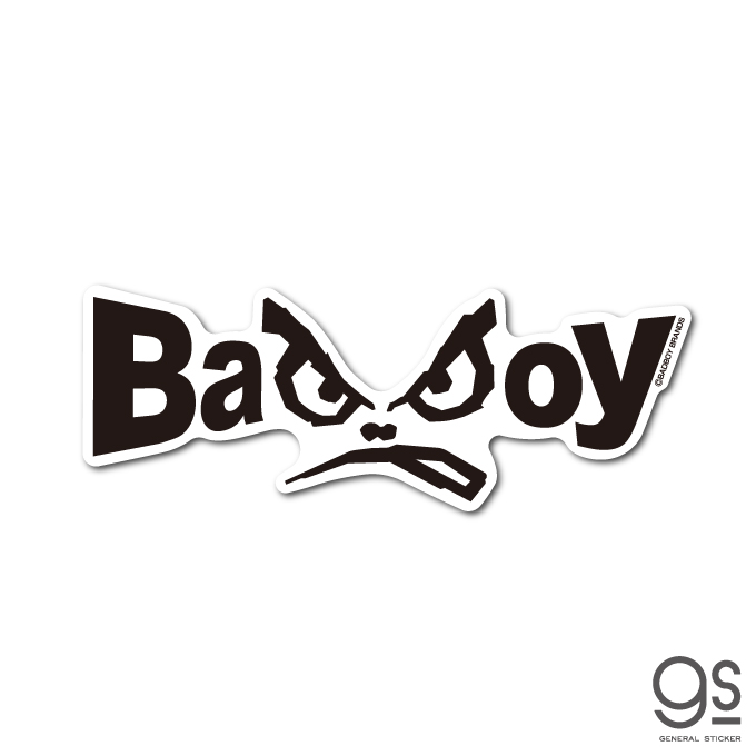 BADBOY ダイカットステッカー ロゴ 01 バッドボーイ 90年代 平成ポップ ファッション ブランド BAD010