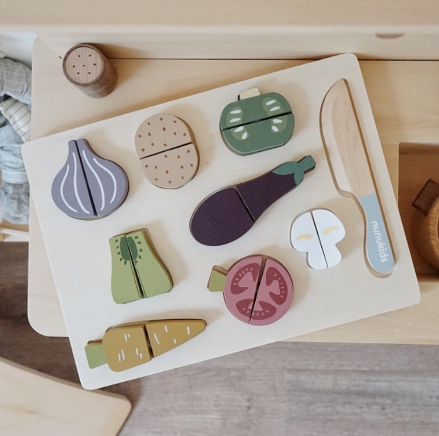 INS 木製パズル  モンテッソーリ 知育のおもちゃ 果物おもちゃ   積み木  おもちゃ パズル 学習玩具