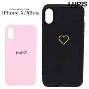 iPhoneケース iPhoneXS iPhoneX ソフトケース ハート かわいい 大人っぽい ルピス