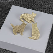 ブローチ　プレゼント　ビンテージ　猫　ねこ　cat　デザイン　気質　欧米風　ファッション