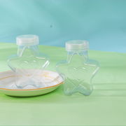 空ボトル ドリンク　DIY装飾 プラスチック デコパーツ収納　120ml 星