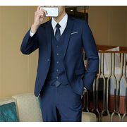 独特の存在感。INSスタイル 秋 フォーマルスーツ コートプロ スーツ セット 韓国版 新郎 結婚 ビジネス