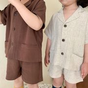 【2022春新作】韓国風子供服 ベビー服 　男女兼用　おしゃれ　短袖　セットアップ