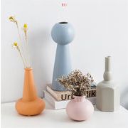 圧倒的な真実好評 激安セール フラワーベース 可愛い 丸型 オシャレ 陶器 花瓶 インテリア 装飾 レトロ