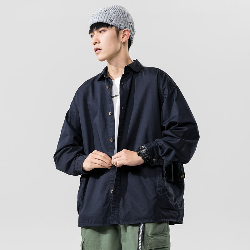メンズファッション ワーク シャツジャケット 男女兼用 ストリート系 アウター 春夏秋 22新作 全2色 Www Watsons Biz Id
