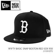 ニューエラ【NEW ERA】MLB BASIC SNAP 9FIFTY BOSTON RED SOX ボストン・レッドソックス キャップ 帽子