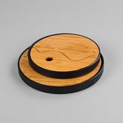 竹製 スモールティートレイ 貯水式 茶テーブル コンパクトティートレイ