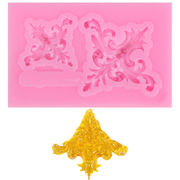 Gum pasteDIY手芸 素材 アロマ モールド 手作り石鹸 エポキシ樹脂 資材飾り 装飾DIY 十字花柄