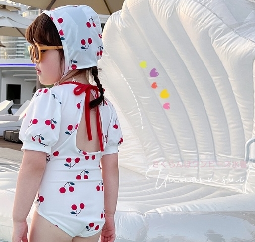 2022夏新作 人気 連体水着  子供服  ハワイ 女の子 ベビー 子供用  韓国風子供服 水着 キッズ水着