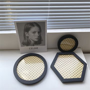 クオリティ保障大ヒット 早い者勝ち アロマテラピートレイ 写真小道具トレイ 籐 収納トレイ