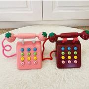 誕生日プレゼント   知育玩具   木製   電話  子供玩具   キッズおもちゃ