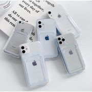 スマホケースiphone 13 pro max tpu製 iphoneケース カード/写真入れる 透明 全機種対応
