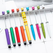 新色　18色展開　ビーズタッチボールペン　DIY文房具　カスタムボールペン　手作り　筆記用具