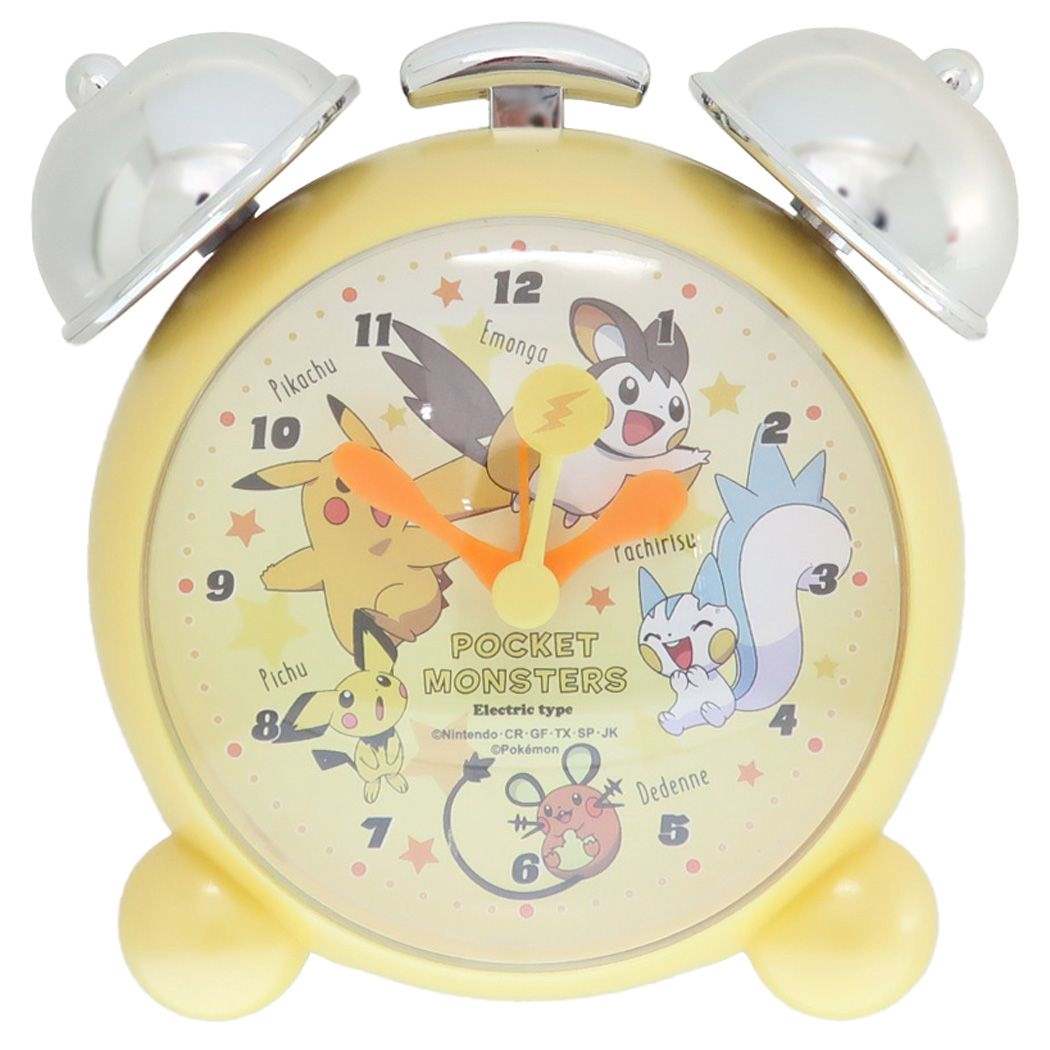 目覚まし時計 ポケモン アラームツインベルクロック でんきタイプ 株式会社 ブライエンタープライズ 問屋 仕入れ 卸 卸売の専門 仕入れならnetsea
