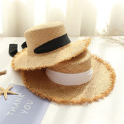 麦わら帽子　帽子　ハット　レディース　夏　日焼け止め　つば広帽子　ファッション