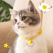 かわいい猫の首輪 猫の首の襟 子猫のネックレス ベル付き首輪 猫用品