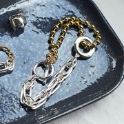 【Nothing And Others/ナッシングアンドアザーズ】Solid chain mix Bracelet