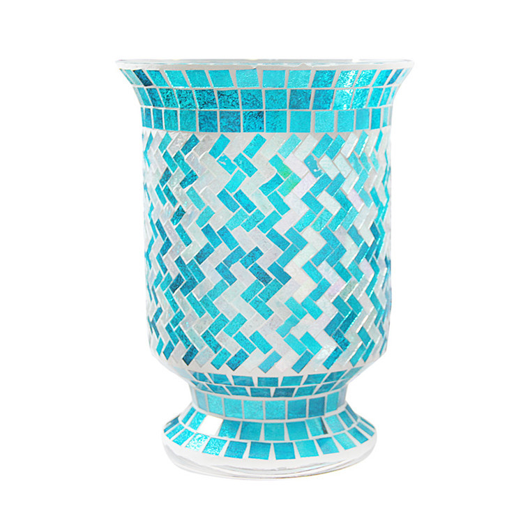 モザイク ガラス 花瓶 フラワーアレンジメント 大人気 ファッション 自宅 装飾