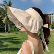 　帽子　サンバイザー　UVカット　日焼け防止　レディース　紫外線対策