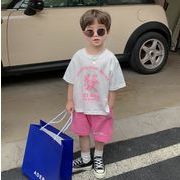 【2点セット】2022春夏新作 子供服  ベビー服  アパレル  半袖  tシャツ+ショットパンツ  男の子