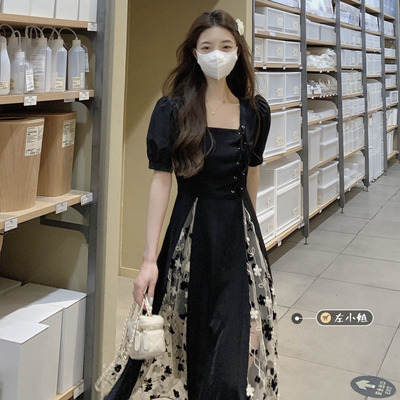 高級感 アンティーク調 メッシュ 花模様の刺しゅう パフ ワンピース 女 夏 新しいデザ Hullstreetoutlet Com 高級感 アンティーク調 メッシュ 花模様の刺しゅう パフ ワンピース 女 夏 新しいデザ Hullstreetoutlet Com