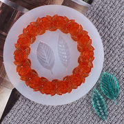 DIY手芸 素材 アロマ モールド 手作り石鹸 エポキシ樹脂 資材飾り キャンドル 装飾DIY 鏡の枠 花葉