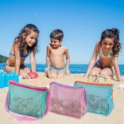 【バッグ】・子供用・砂浜のおもちゃグ・収納バッ・ピングバッグ・3色