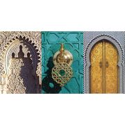 ロングポストカード カラー写真 扉シリーズ「モロッコの扉」メッセージカード
