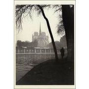 ポストカード モノクロ写真「パリの風景」