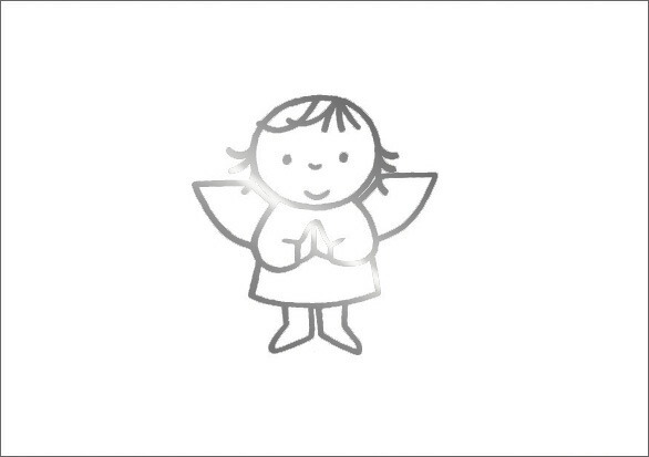 ポストカード ミッフィー/ディック・ブルーナ「天使 子ども」イラスト 絵本 シルバーフォイル