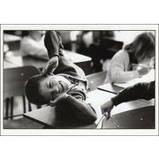 ポストカード モノクロ写真「笑顔の男の子」