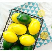 INS 人気   果物の模造  レモン  皿を捧げる  インテリア  トレイ  食べ物    置物を飾る  創意撮影装