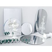 INS 人気 レトロ   鏡 皿を捧げる  アクリル インテリア  トレイ    置物を飾る  創意撮影装具 反射板