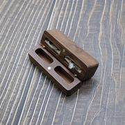 木製ジュエリーケース ウッドケース 指輪ケース ギフト プレゼント ボックス 雑貨