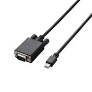 【5個セット】エレコム Mini DisplayPort-VGA変換ケーブル/2m/ブラッ