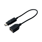 ミヨシ USB-C microUSB対応ホストケーブル SAD-CH01/BK