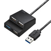 【5個セット】 サンワサプライ USB3.2Gen1+USB2.0コンボハブ USB-3H