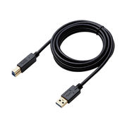 エレコム USB3.0ケーブル/A-Bタイプ/AV売場用/2.0m/ブラック DH-AB3
